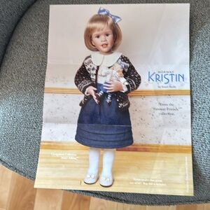 Georgetown  Collection by Sissel Skille  in Blue Skirt Brown Sweater